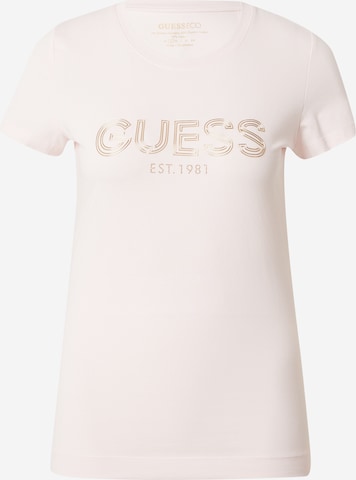 GUESS Majica | roza barva: sprednja stran