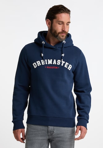 DreiMaster Maritim - Sweatshirt 'Kilata' em azul: frente