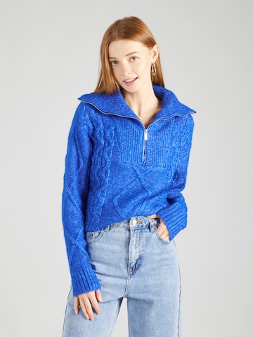 Gina Tricot Sweater in Blue: front