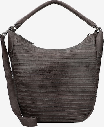 Borsa a spalla di FREDsBRUDER in grigio: frontale