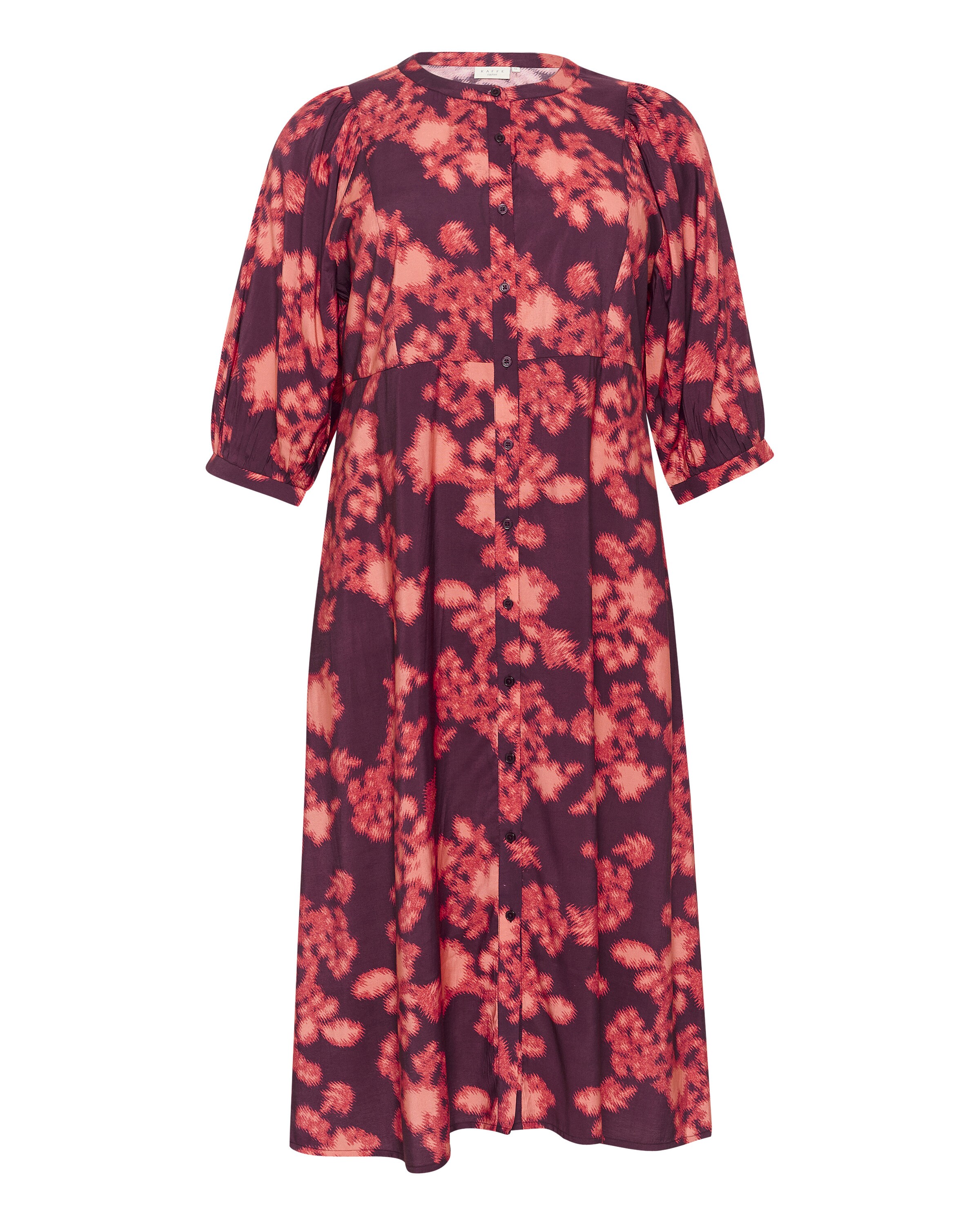 KAFFE CURVE Kjole 'Maddi' i rød: forside