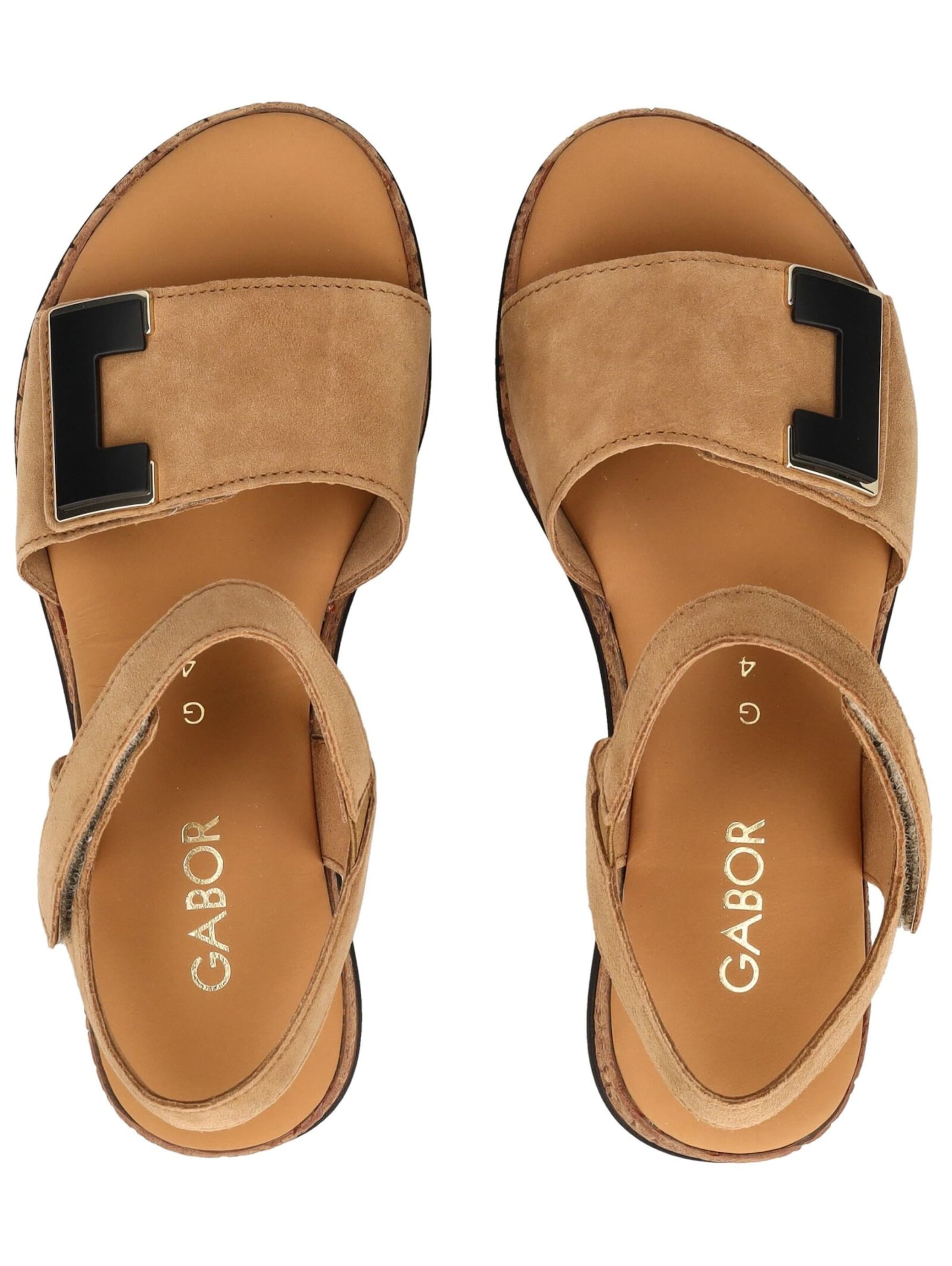 GABOR Sandale in Braun