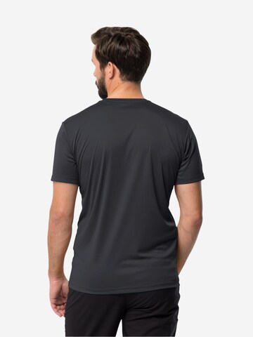 T-Shirt fonctionnel 'TECH' JACK WOLFSKIN en gris