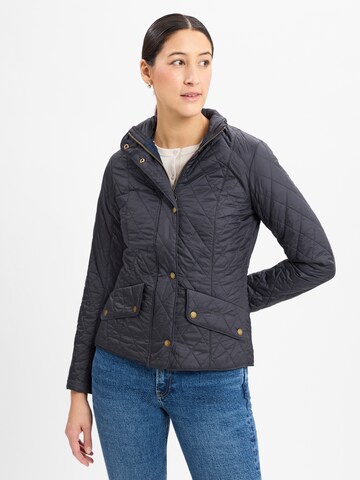 Barbour Jacke ' Cavalry ' in Blau: Vorderseite