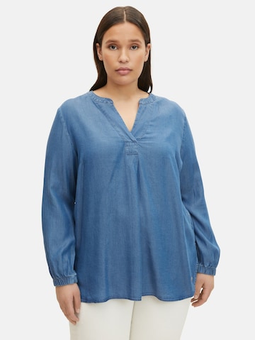 Tom Tailor Women + Μπλούζα σε μπλε: μπροστά
