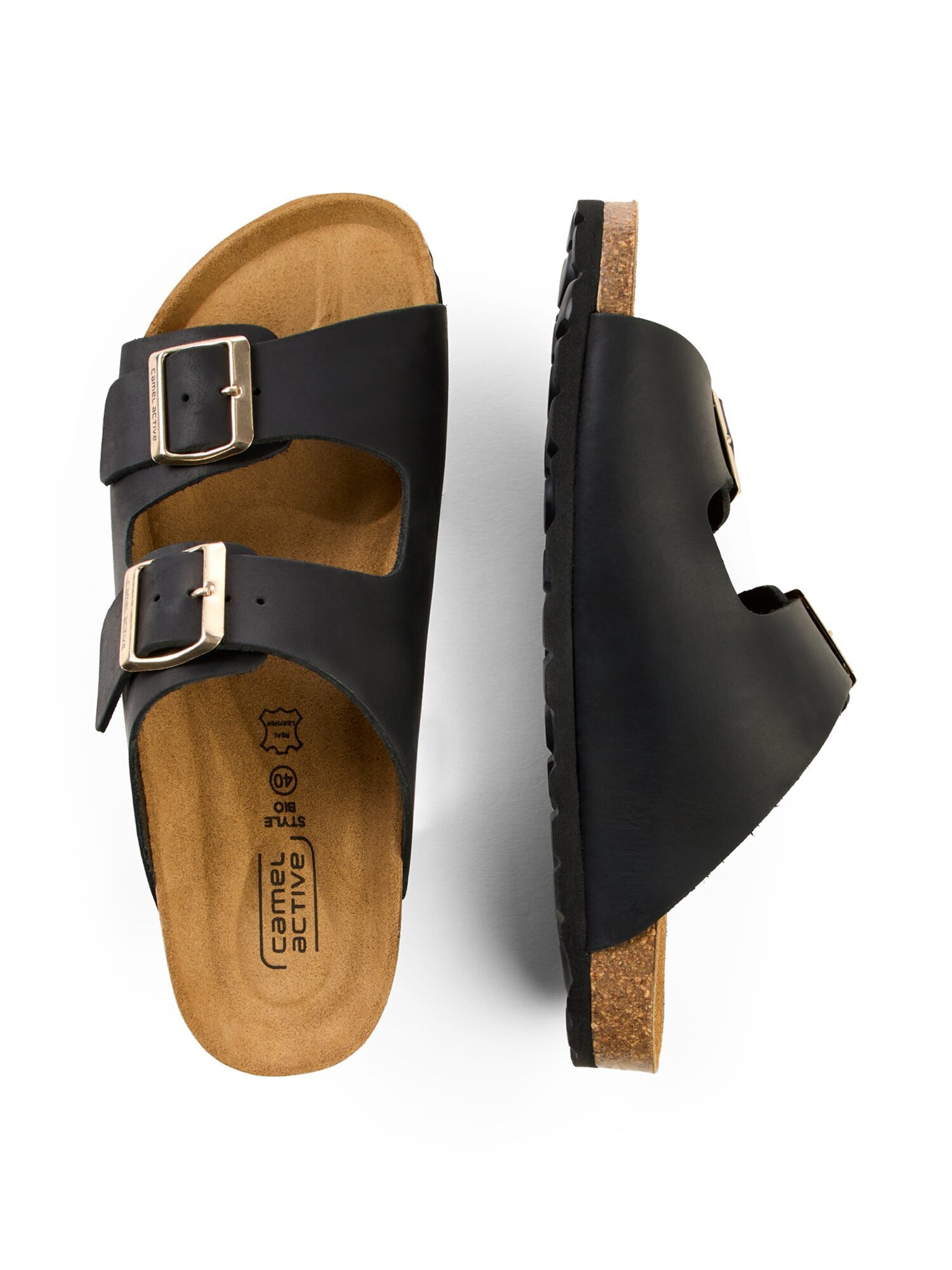 CAMEL ACTIVE Pantolette in Schwarz