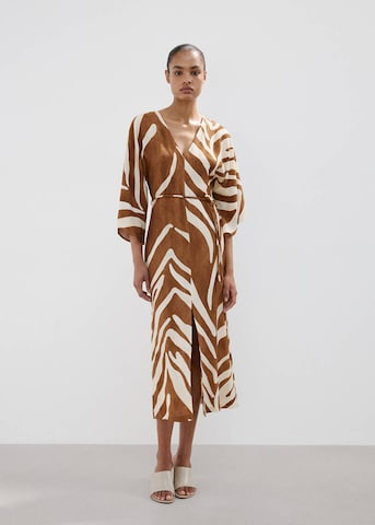 MANGO Kleid 'Karla' in Braun: Vorderseite