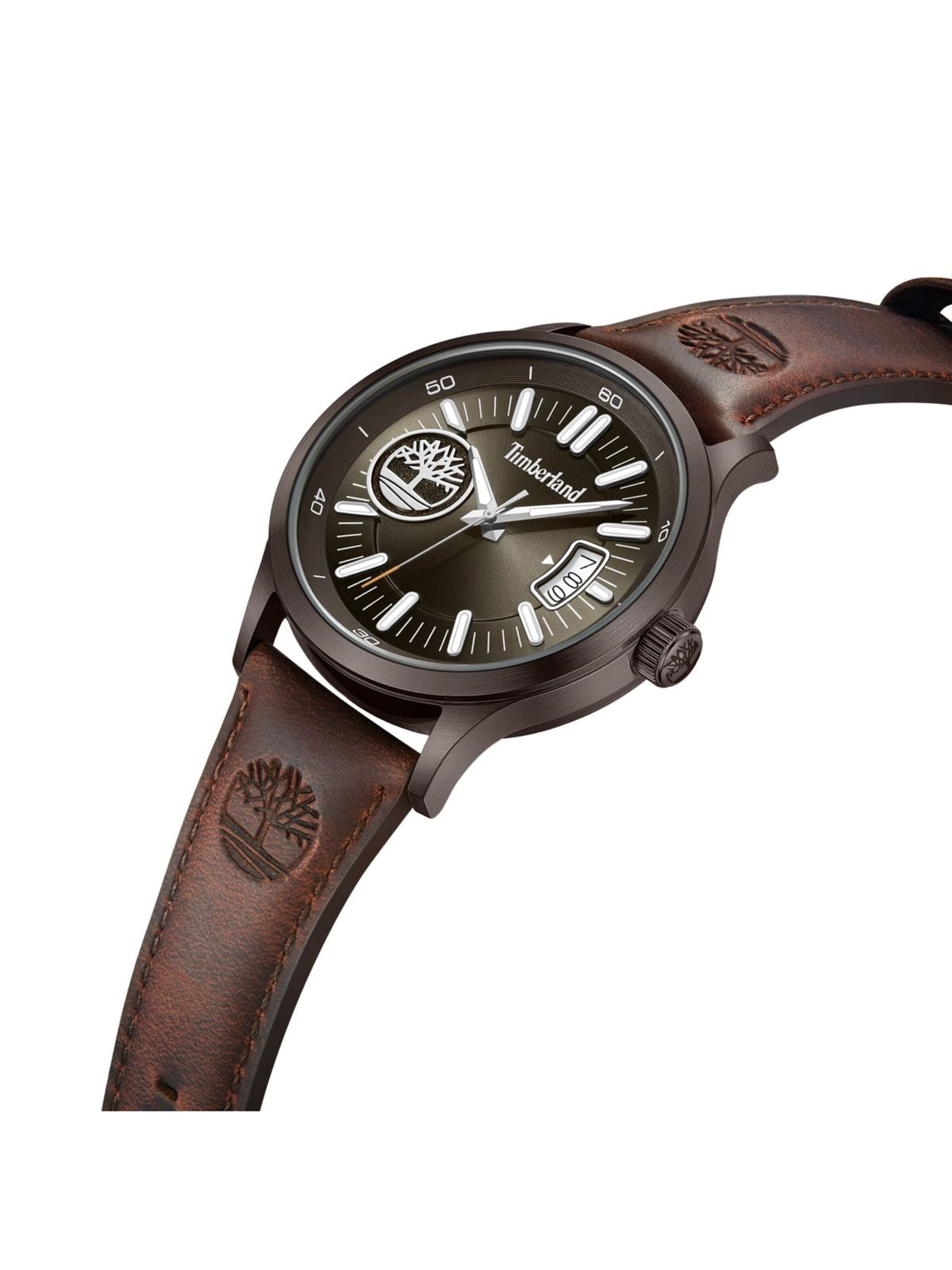 Montre à affichage analogique TIMBERLAND en marron