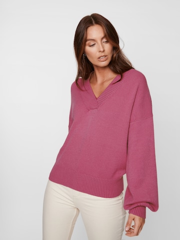 Pullover 'Fleur' di Threadbare in rosa: frontale