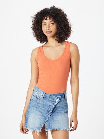 UNITED COLORS OF BENETTON Top in Orange: front