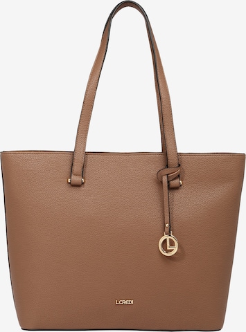 L.CREDI Handbag 'Maxima' in Beige: front