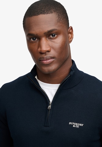 Superdry & Co Pullover 'Essential' in Blau