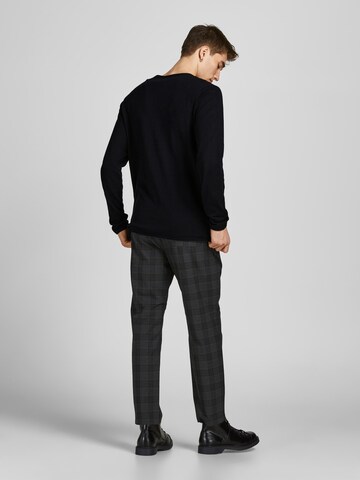 JACK & JONES Regular Fit Pullover 'Hill' in Schwarz