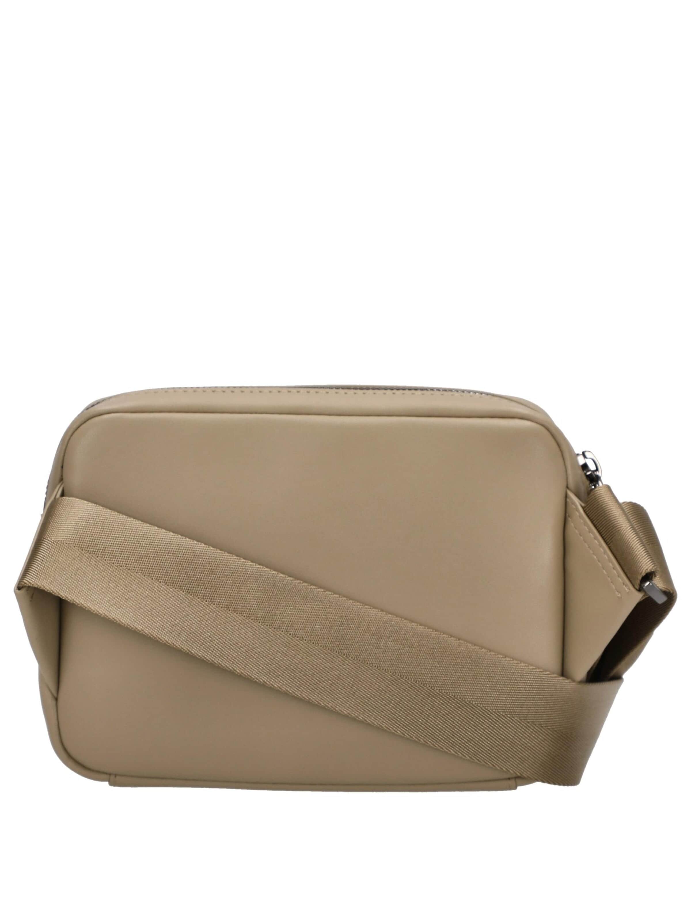 LACOSTE Crossbody Bag 'Nomogramme' in Beige