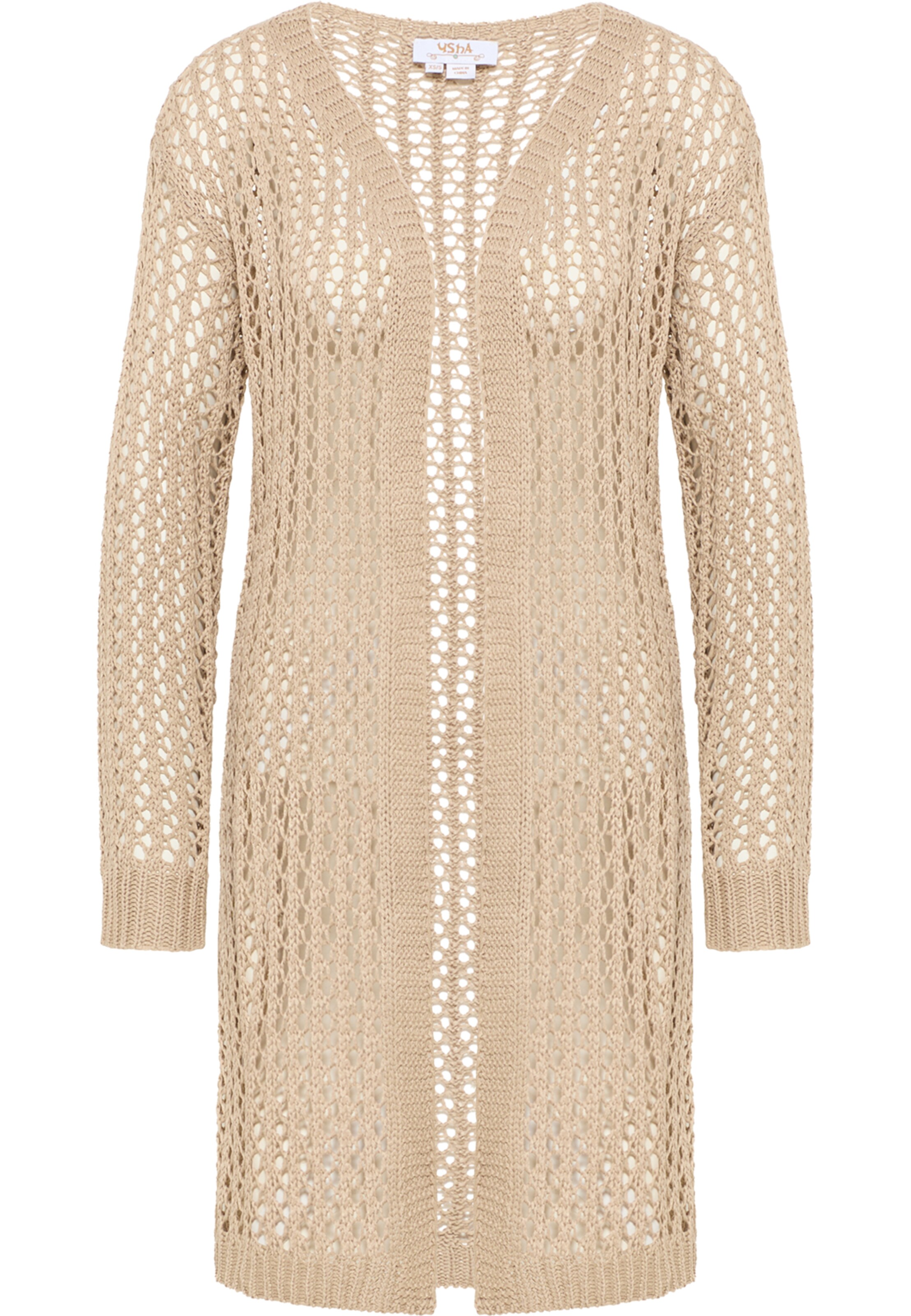 usha FESTIVAL Kardigán - Béžová: predná strana