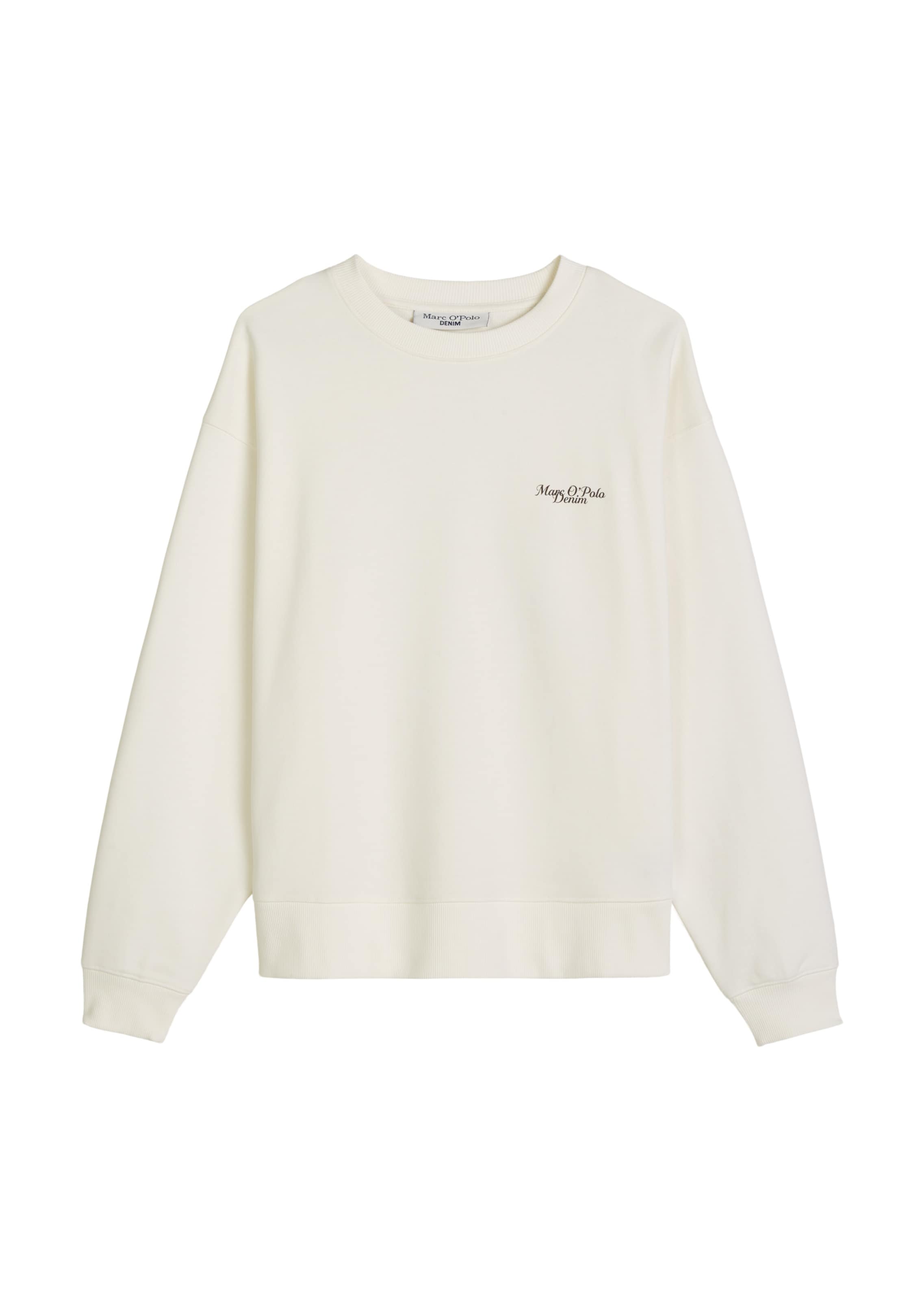 Marc O'Polo DENIM Sweatshirt in Weiß: Vorderseite