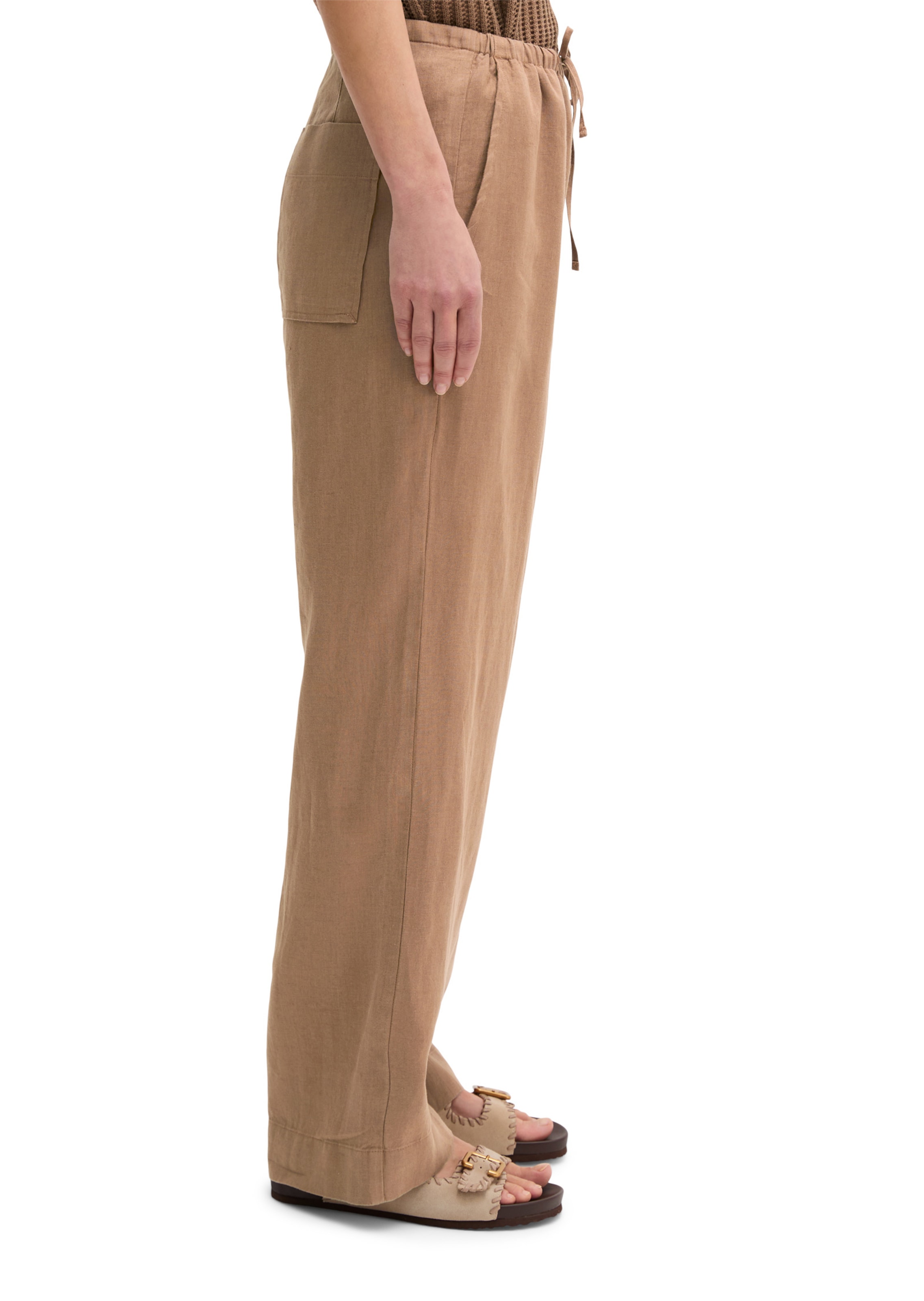 Marc O'Polo Loosefit Hose in Braun