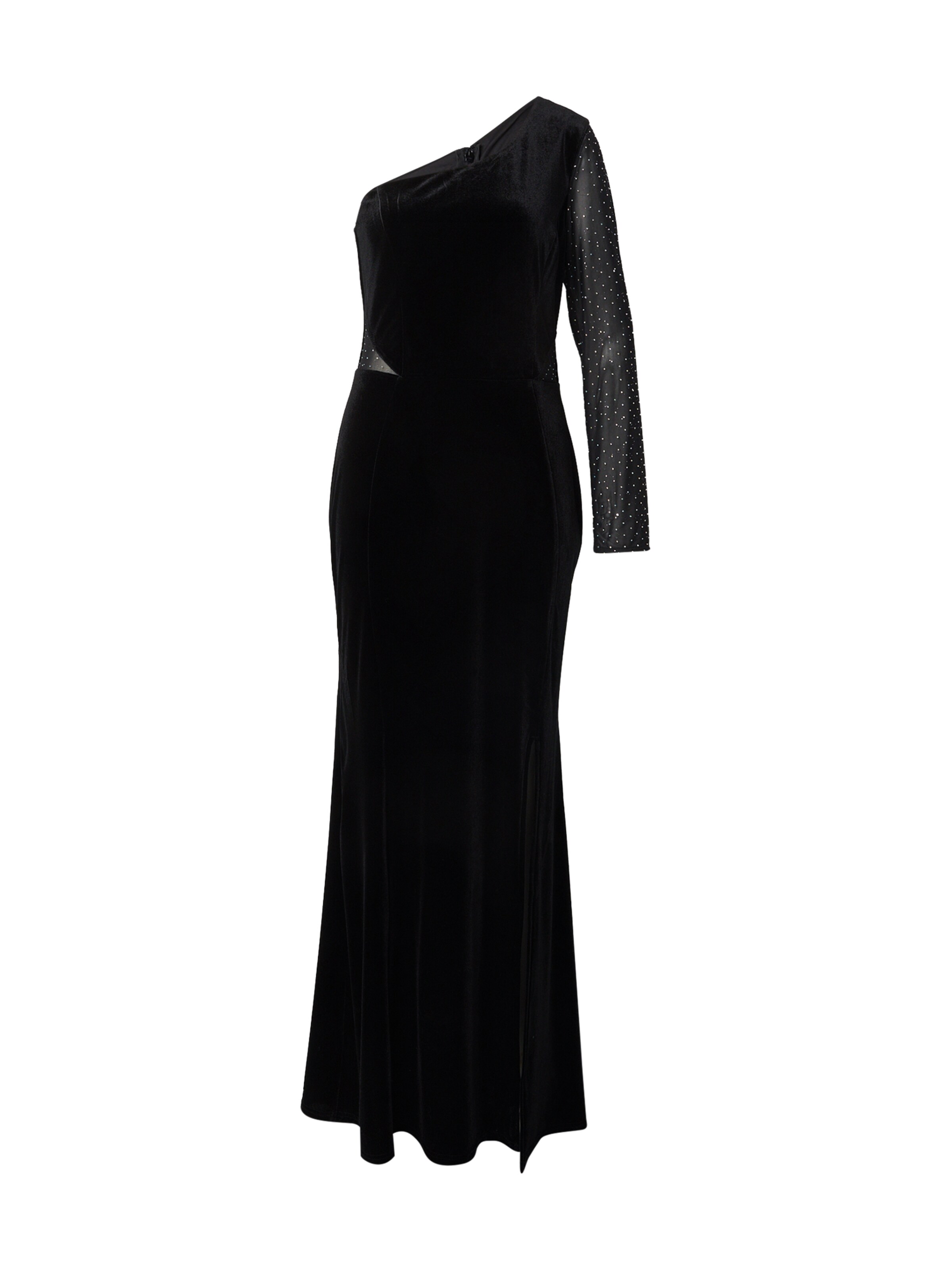 Lipsy Společenské šaty – černá: přední strana