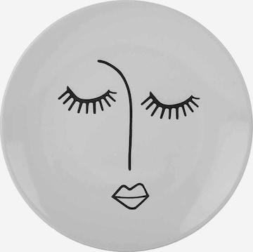 Bella Maison Plate 'Face' in White: front