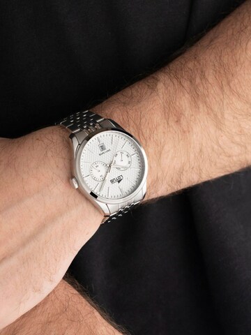 Montre à affichage analogique Lotus en gris : devant