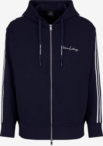 ARMANI EXCHANGE Sweatvest in Blauw: voorkant