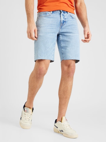 FRAME Regular Shorts 'L'HOMME' in Blau: predná strana