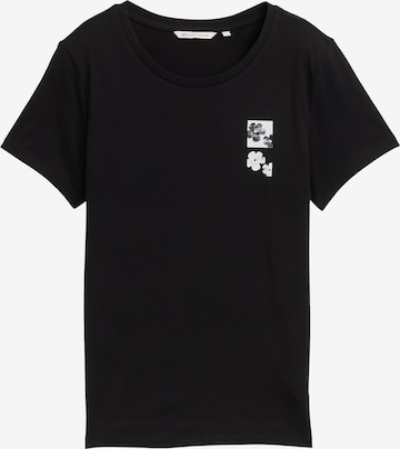 TOM TAILOR DENIM T-shirt i svart: framsida