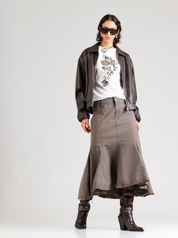 Tricou 'VIPURE FOIL' de la VILA pe alb