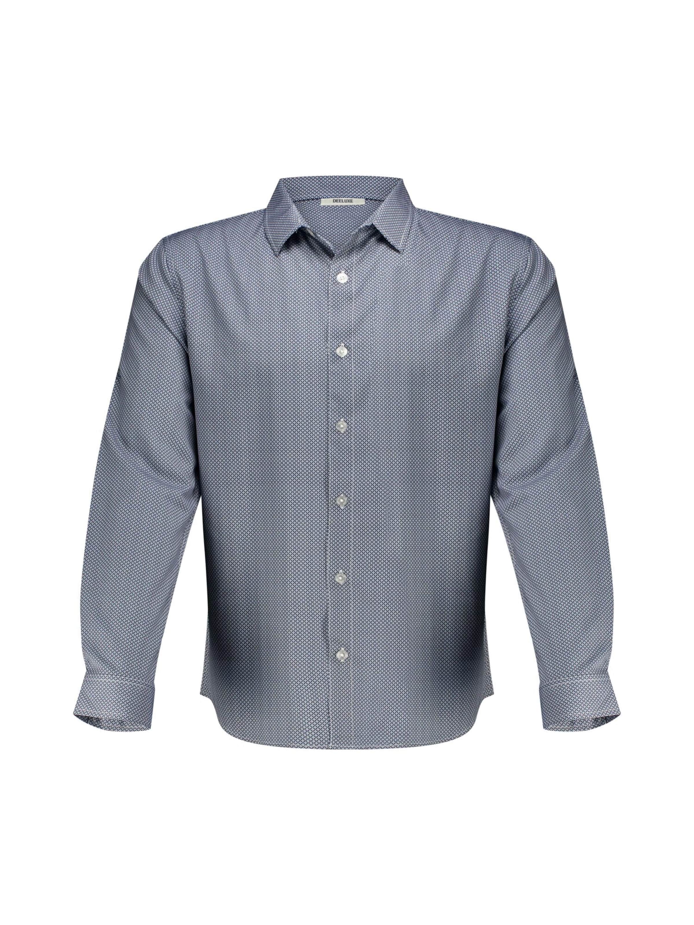 Deeluxe Regular fit Overhemd 'BUNJI' in Grijs: voorkant