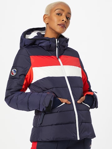 Veste de sport 'Alpine Revive' Superdry Snow en bleu : devant