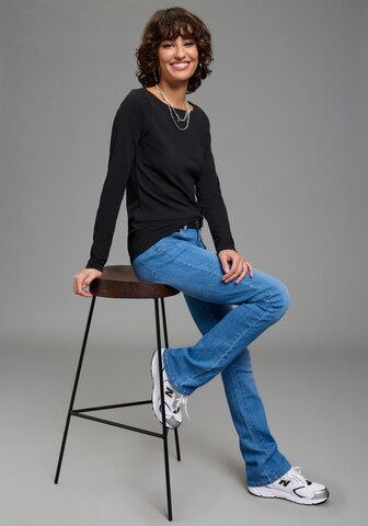 LAURA SCOTT Shirt in Black