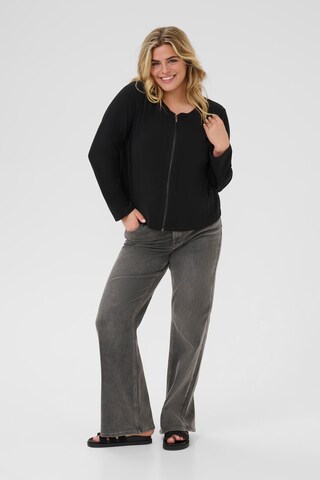KAFFE CURVE Cardigans i sort