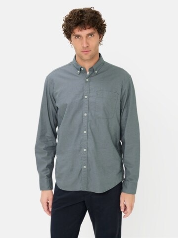 CAMEL ACTIVE Regular fit Button Up Shirt in Blue: front