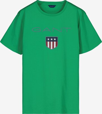 Maglietta di GANT in verde: frontale