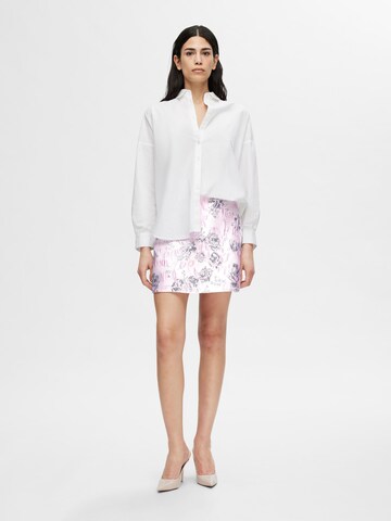 Jupe SELECTED en rose