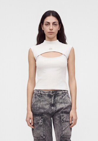 ALPHA INDUSTRIES T-Shirt in Grau: Vorderseite
