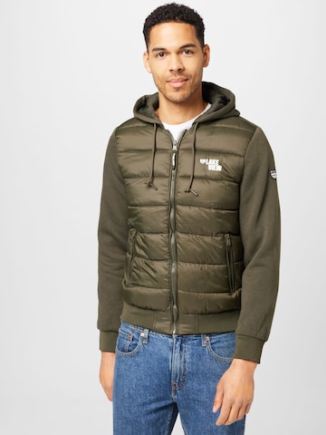 Lake View Between-Season Jacket 'Felix' in Green: front