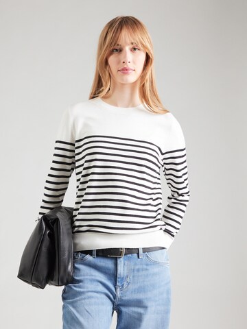 Pull-over s.Oliver en blanc : devant