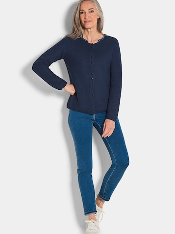 Goldner Gebreid vest in Blauw