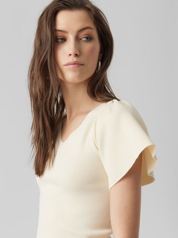 VERO MODA Pullover 'GINNY' in Beige