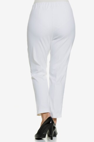 Ulla Popken Regular Pantalon 'Sophie' in Wit