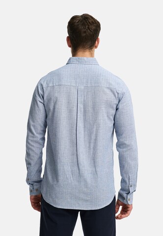 INDICODE JEANS Regular fit Overhemd 'Terra' in Blauw