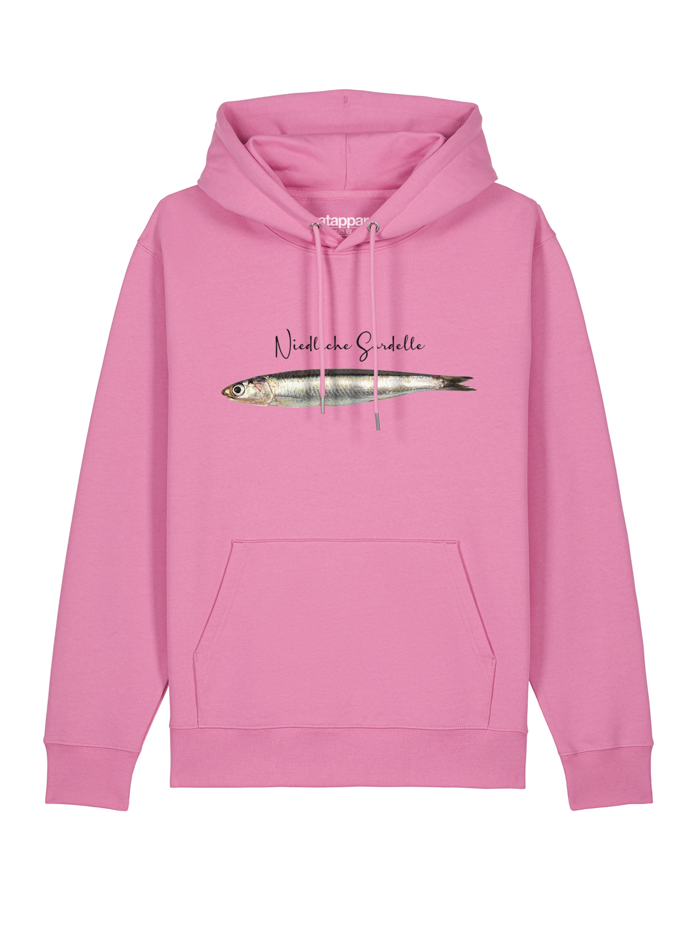 Watapparel Sweatshirt ' Niedliche Sardelle ' in Pink: front