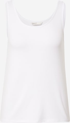 ONLY Top 'MOSTER' in White: front