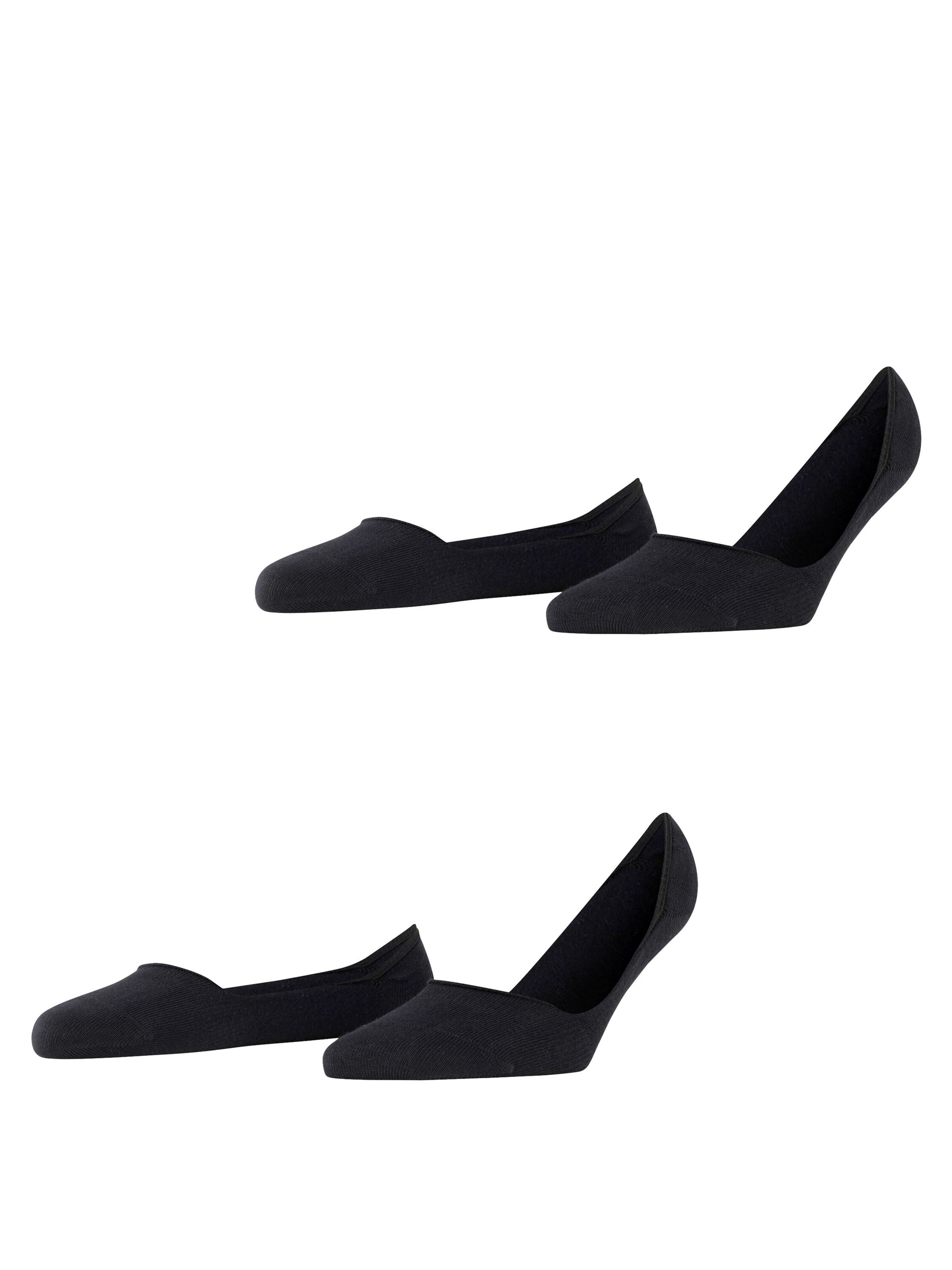 ESPRIT Socken 'Cotton 2-Pack'‌‌‌‌‌‌‌‌ in Schwarz: Vorderseite