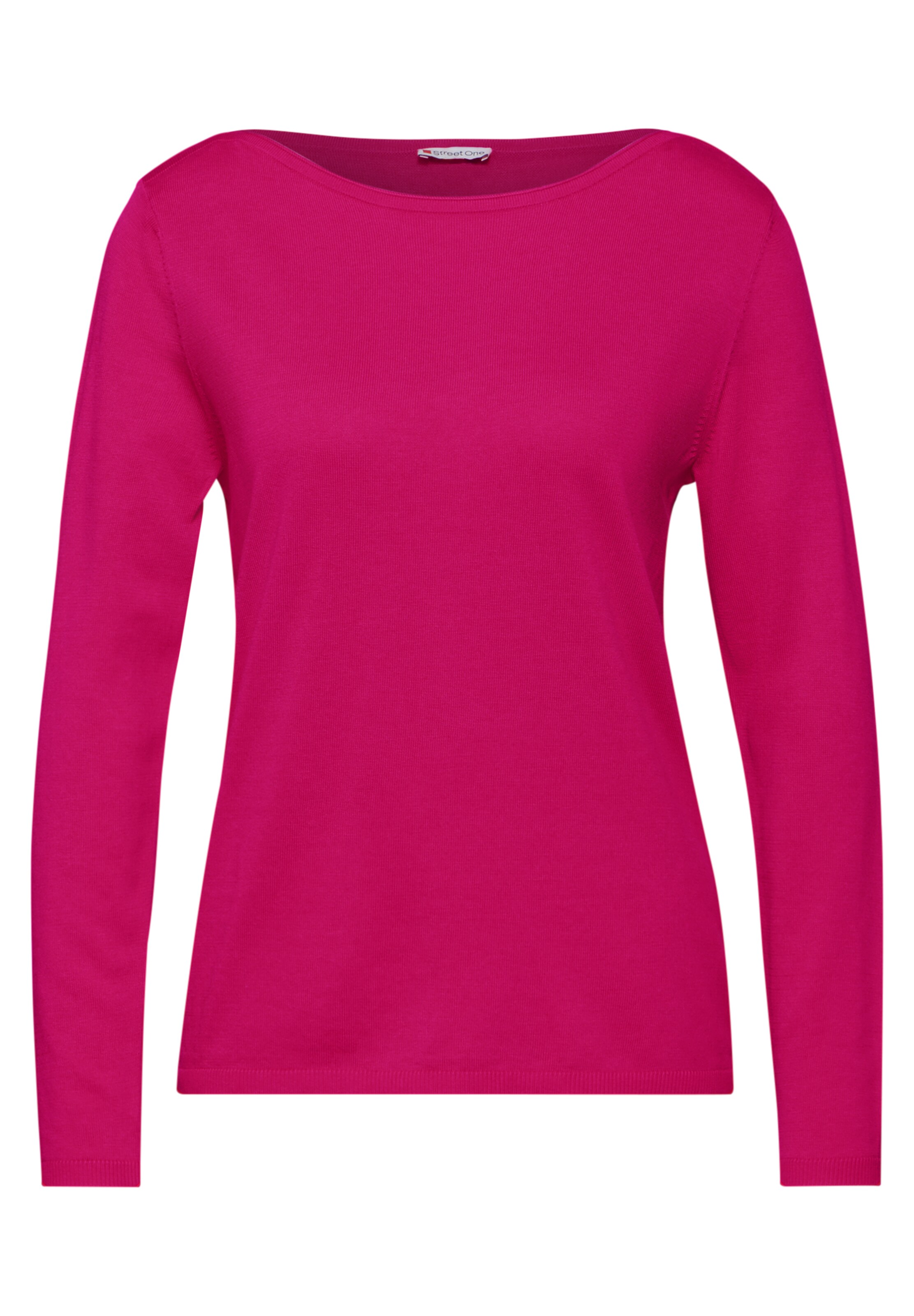 STREET ONE Strickpullover in Pink: Vorderseite