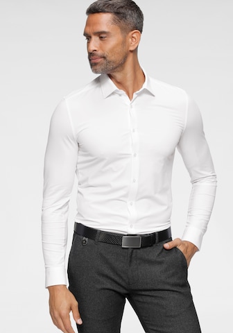 OLYMP Regular fit Business Shirt in White: front