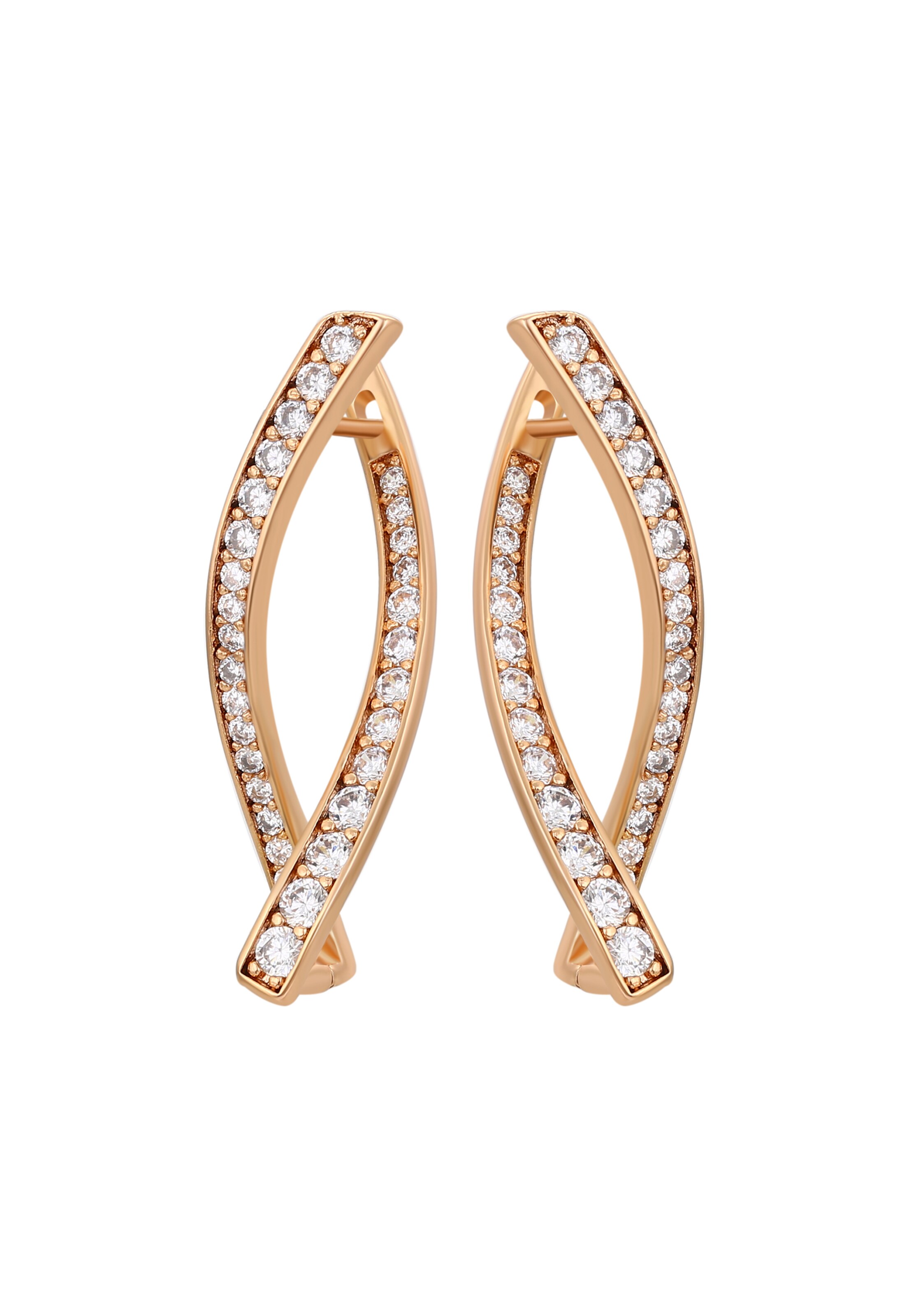 faina - Pendientes en oro: frente