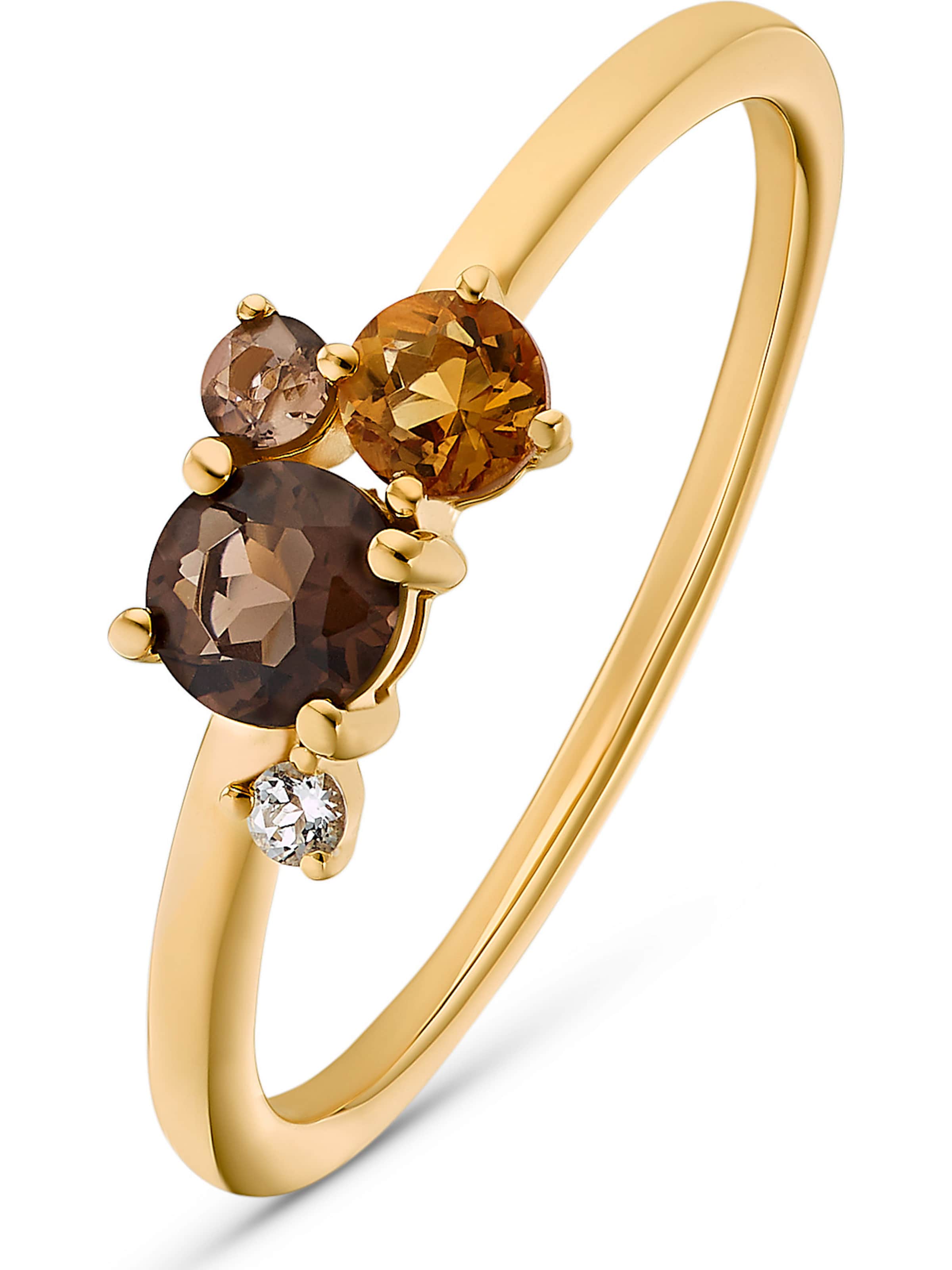 CHRIST Ring in Gelb: Vorderseite