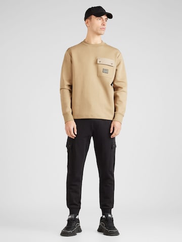HUGO Sweatshirt 'Dhaluli' in Bruin